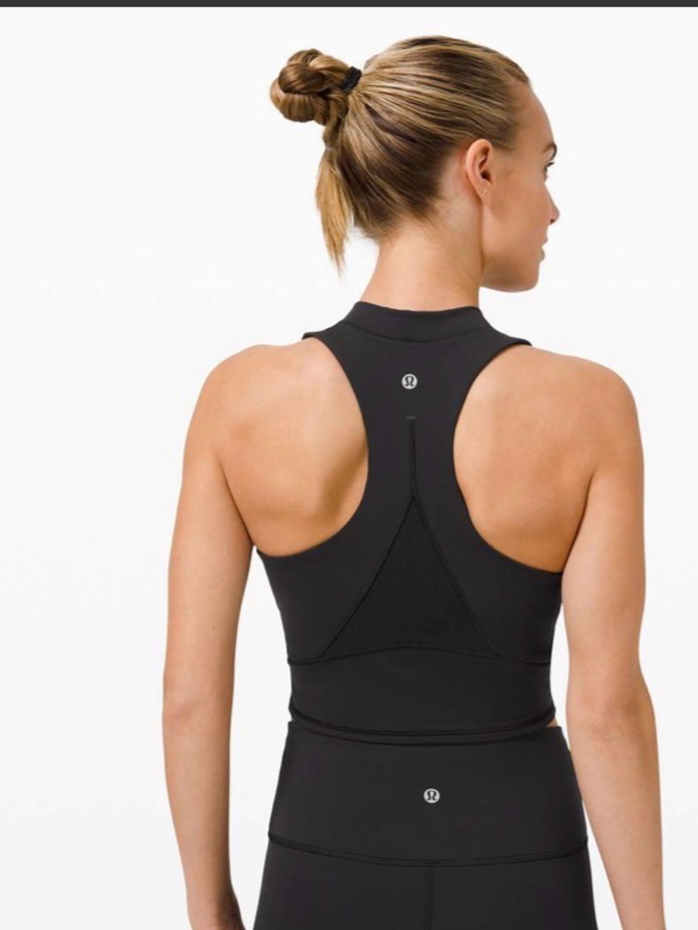 Lululemon Everlux and Mesh Cropped Tank